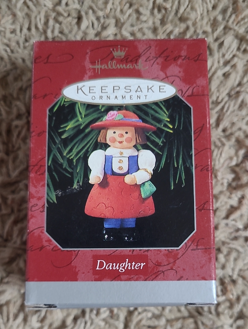 Vintage 1998 Hallmark Keepsake Nutcracker Daughter Christmas Ornament In box